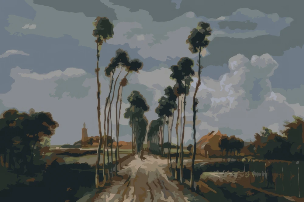 Malowanie po Numerach Zestaw Droga do Middelharnis Meindert Hobbema 4x6_2.jpeg