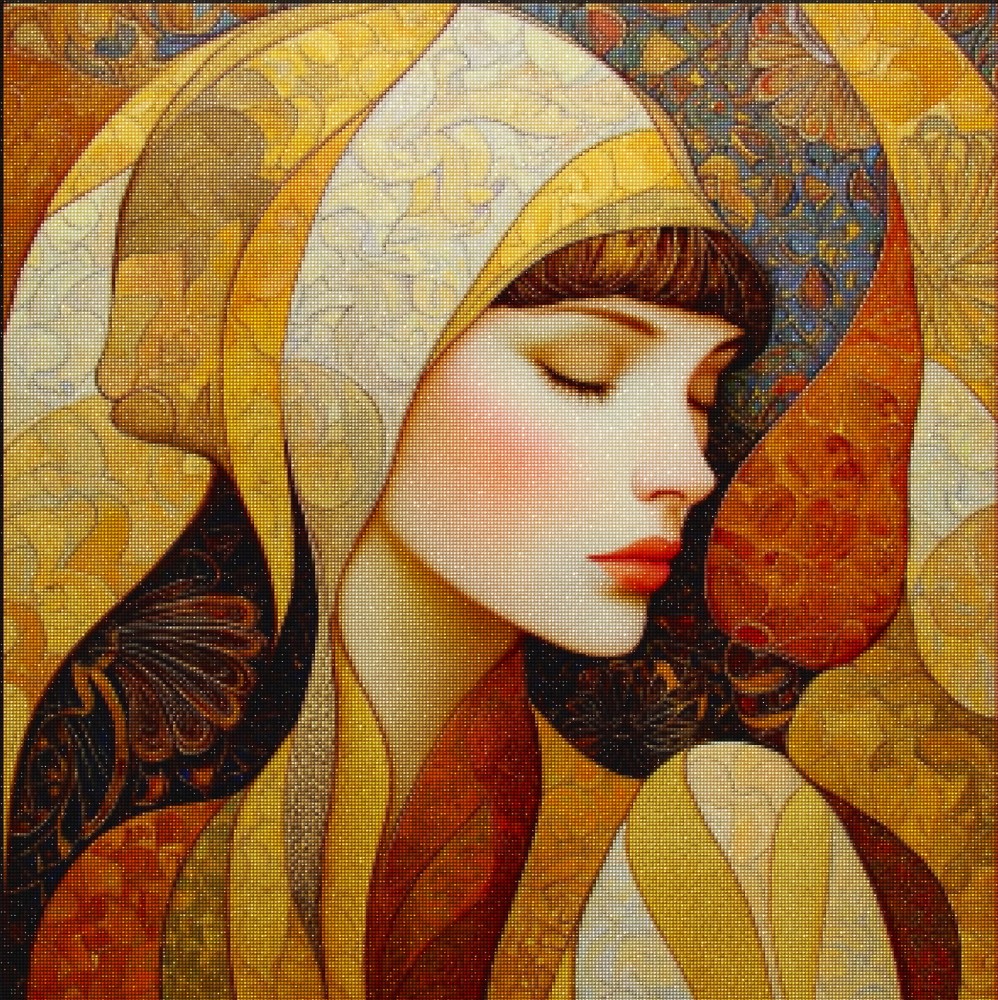Haft Diamentowy Diamond Painting Zestaw Otulona Ciszą_02