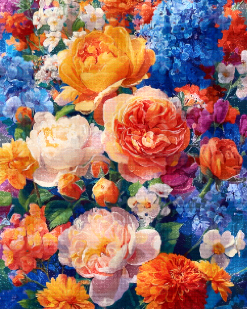 Haft Diamentowy Diamond Painting Zestaw Feeria Kwiatów 4x5_02.jpg