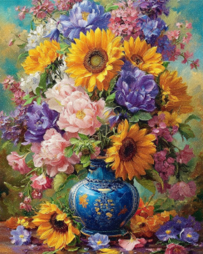 Haft Diamentowy Diamond Painting Zestaw Kwiaty Lata 4x5_02.jpg