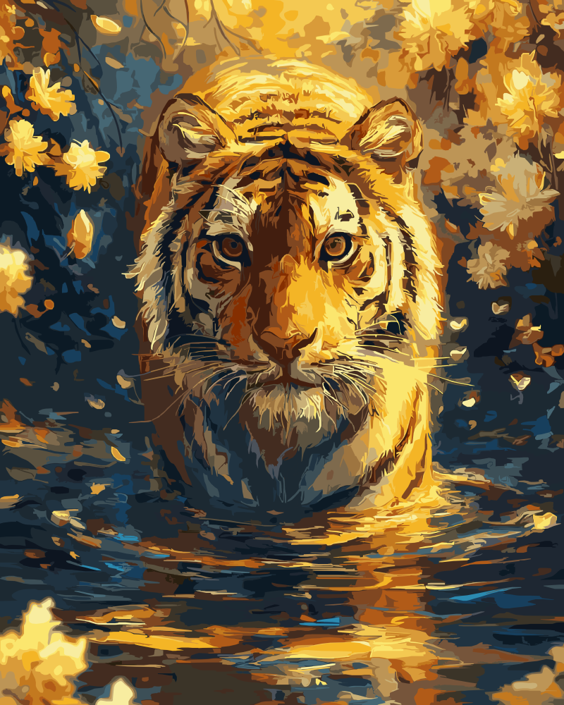 Malowanie po Numerach Zestaw Złocisty Tygrys 4x5_02.png