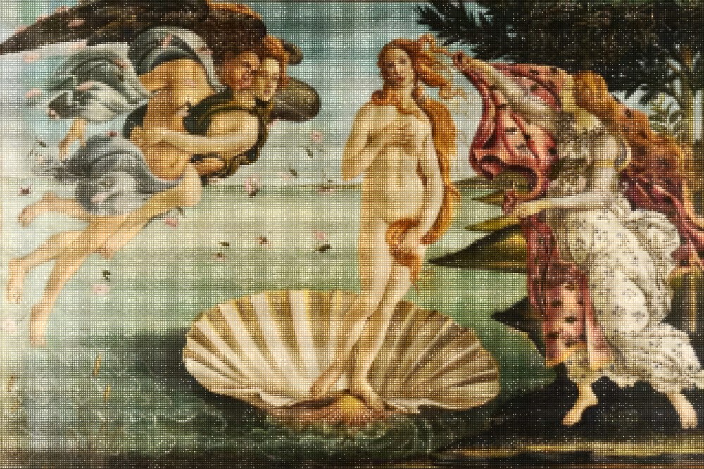 Haft Diamentowy Diamond Painting Zestaw Narodziny Wenus Sandro Botticelli 4x6_2.jpg
