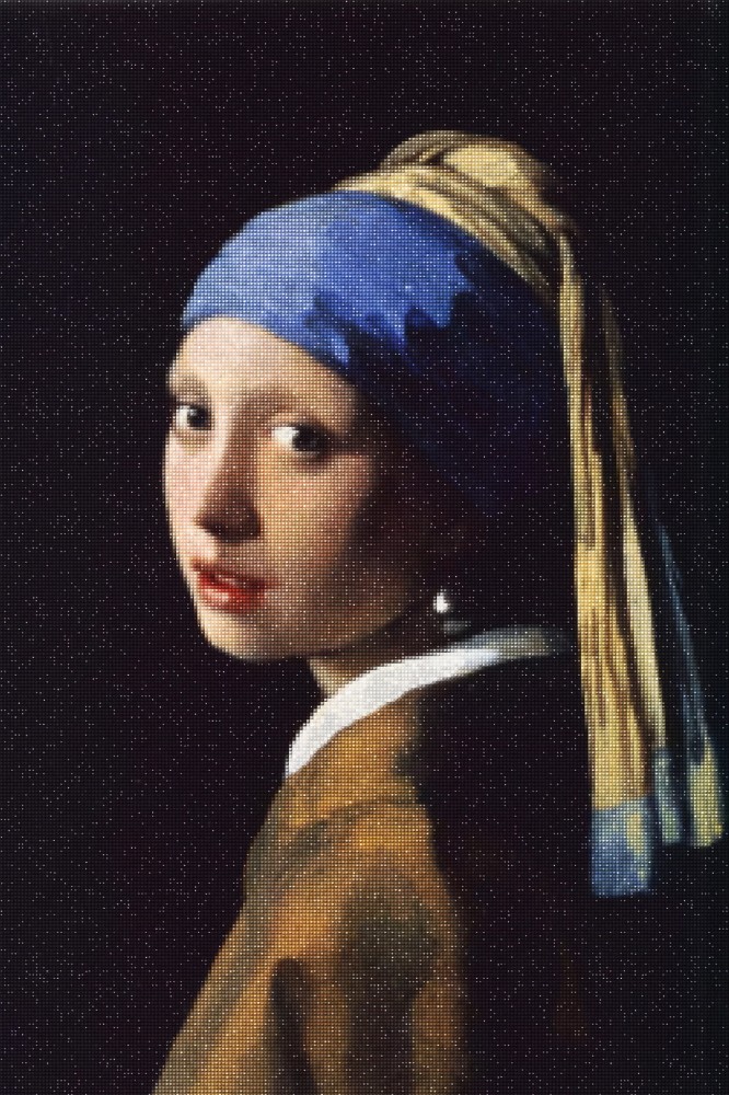 Haft Diamentowy Diamond Painting Zestaw Dziewczyna z perla Johannes Vermeer 4x6_2.jpg