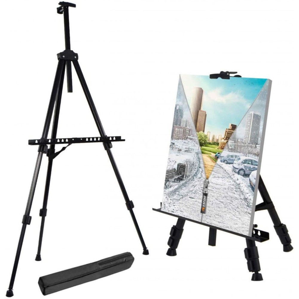 Malowanie po Numerach - Składana Sztaluga (aluminiowa) - 83 cm