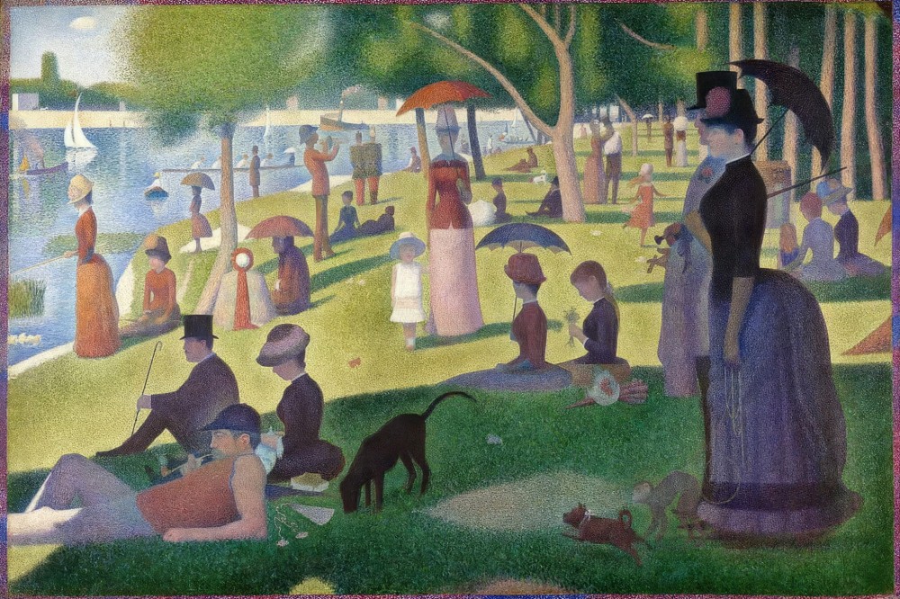 Haft Diamentowy - Georges Seurat Niedzielne popołudnie na wyspie Grande Jatte