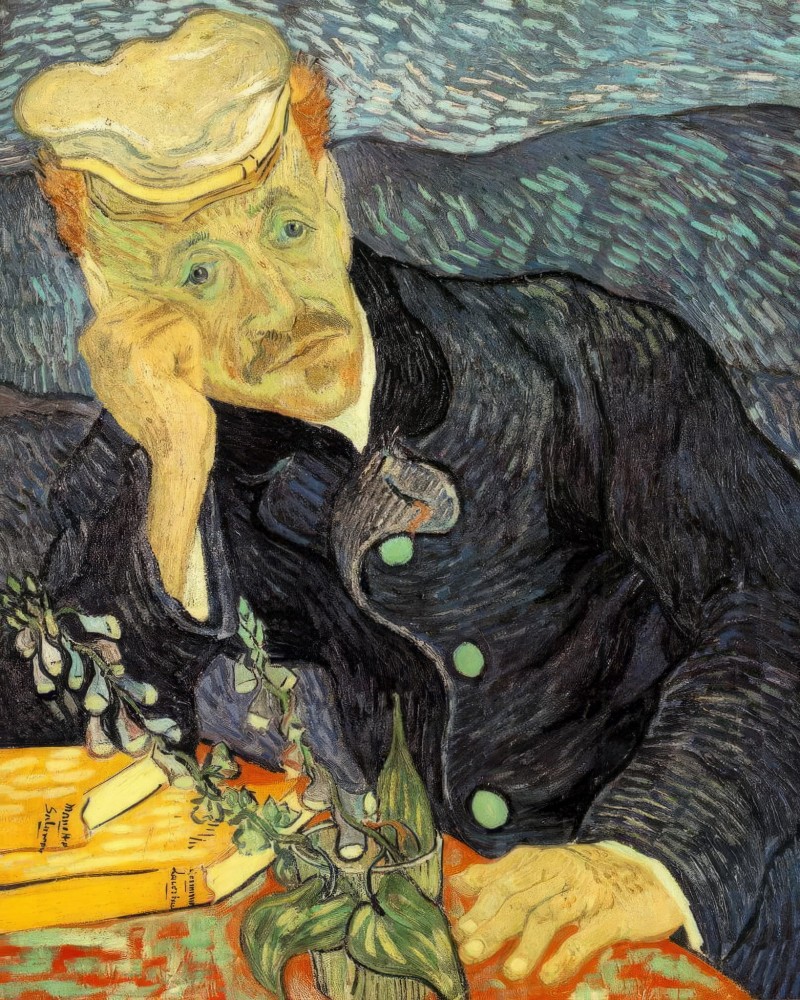 Haft Diamentowy - Vincent van Gogh Portret doktora Gacheta