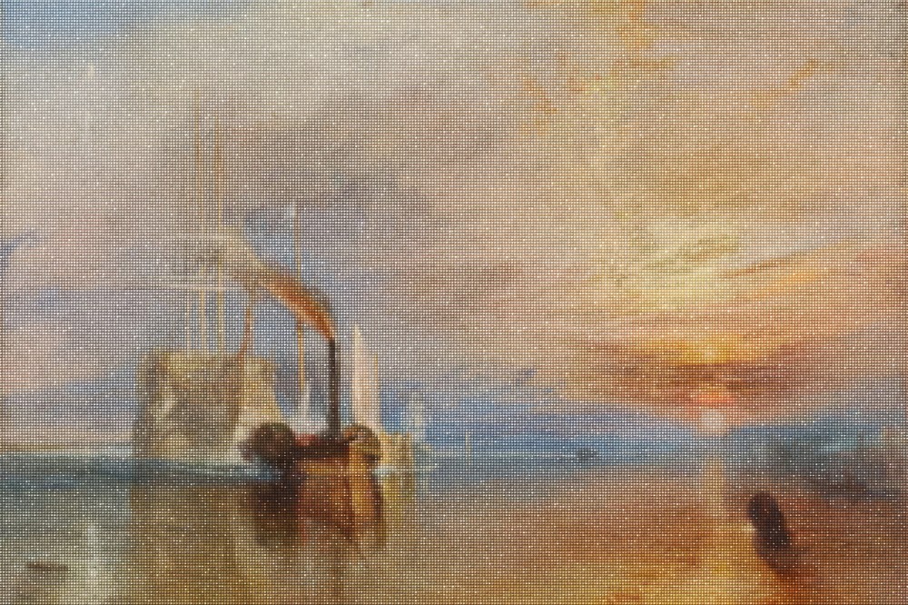 Haft Diamentowy Diamond Painting Zestaw Ostatnia droga Temerairea J M W Turner 4x6_2.jpg
