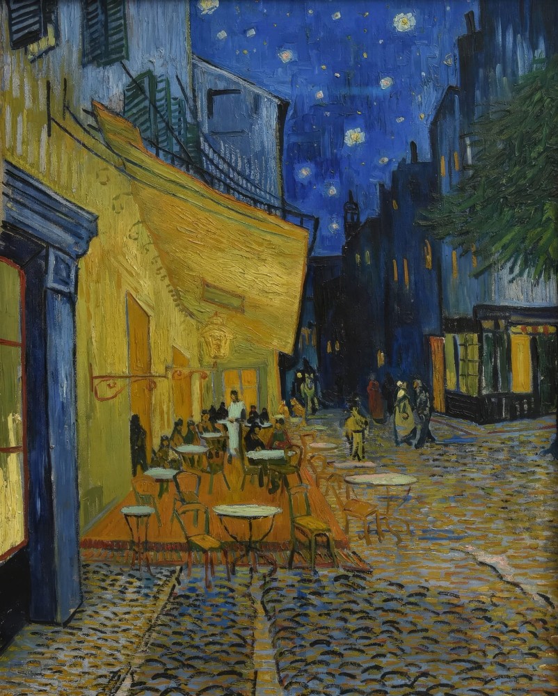 Haft Diamentowy - Vincent van Gogh Taras kawiarni w nocy