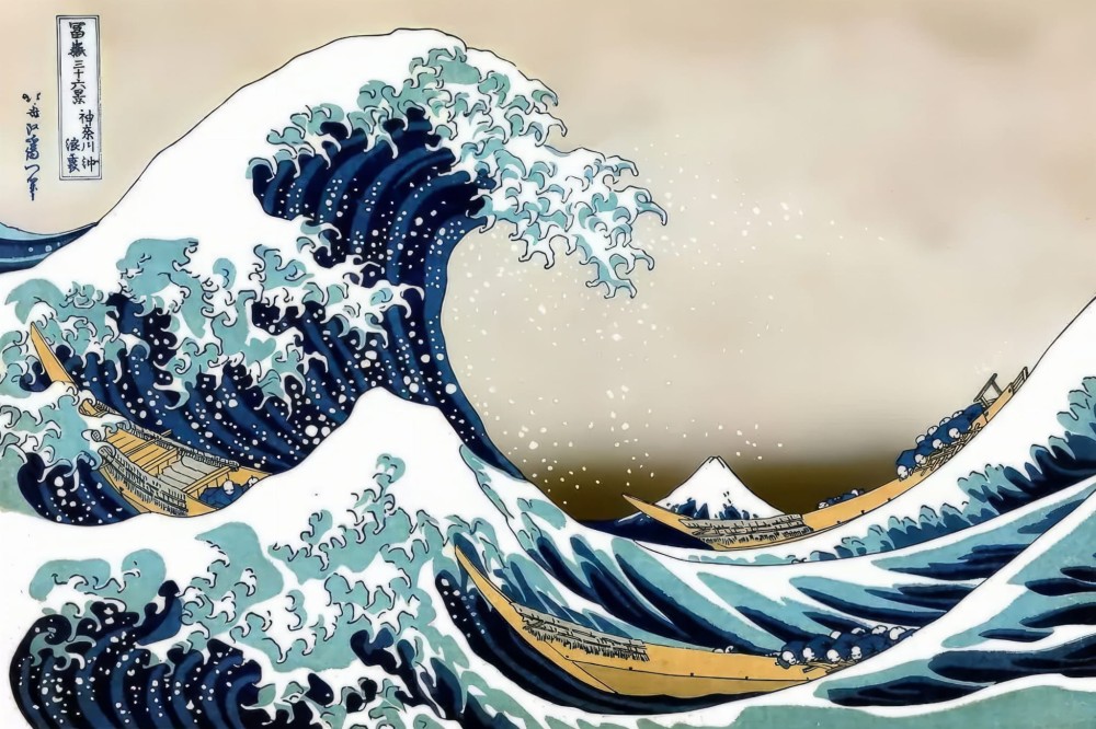 Malowanie po Numerach - Katsushika Hokusai Wielka fala w Kanagawie