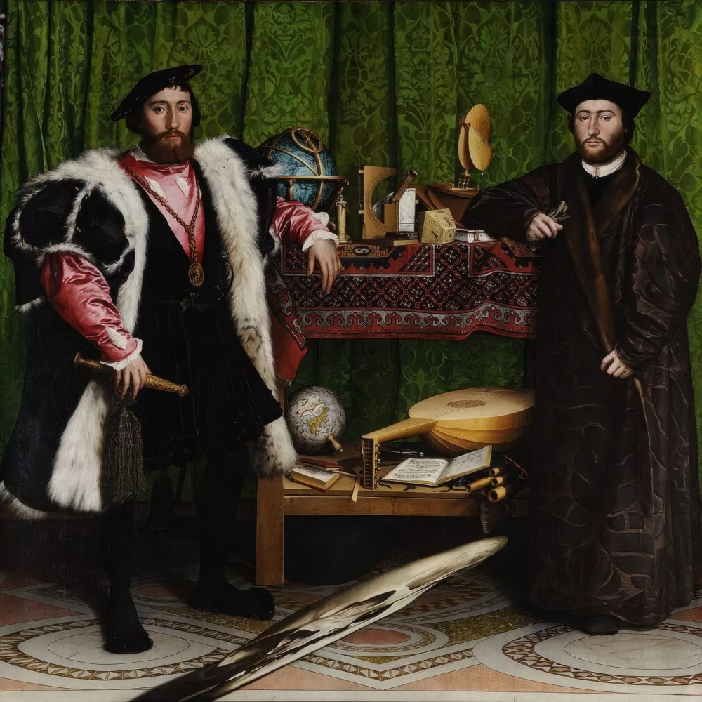 Malowanie po Numerach - Hans Holbein the Younger  Ambasadorowie