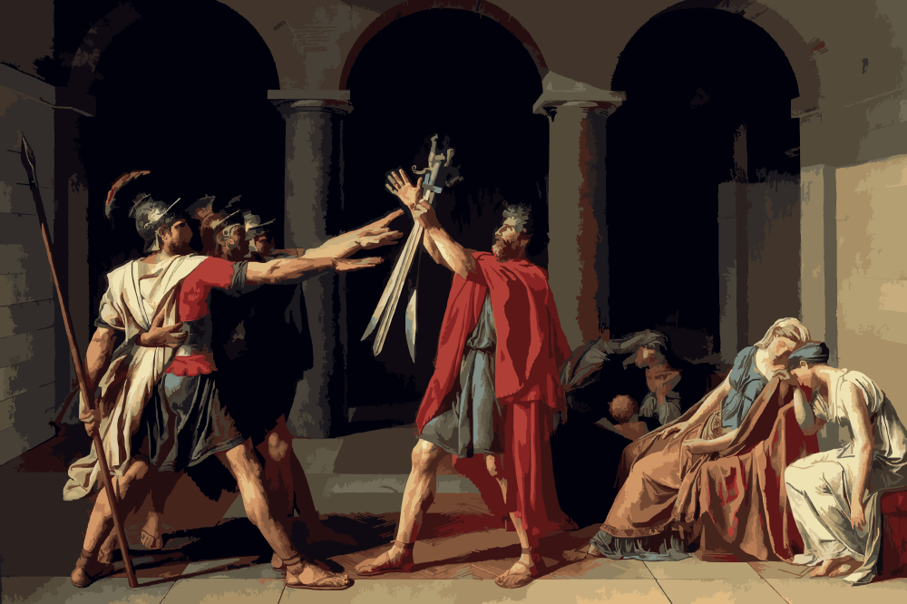 Malowanie po Numerach Zestaw Przysięga Horacjuszy Jacques-Louis David 4x6_2.png