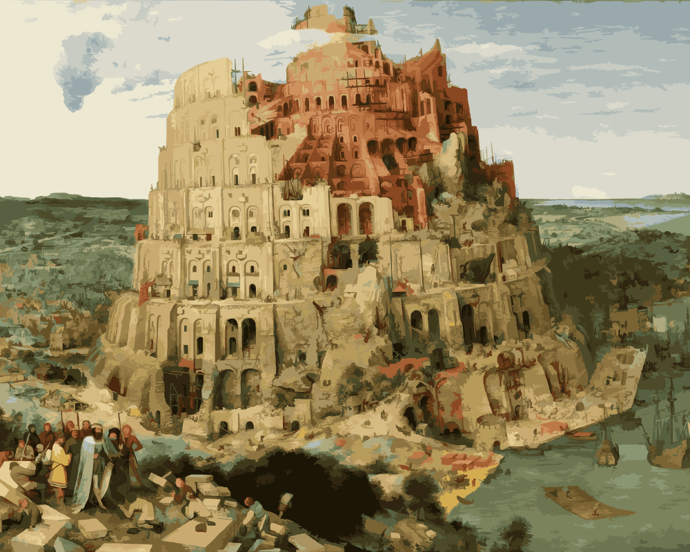 Malowanie po Numerach Zestaw Wieża Babel Pieter Bruegel the Elder 4x5_2.png
