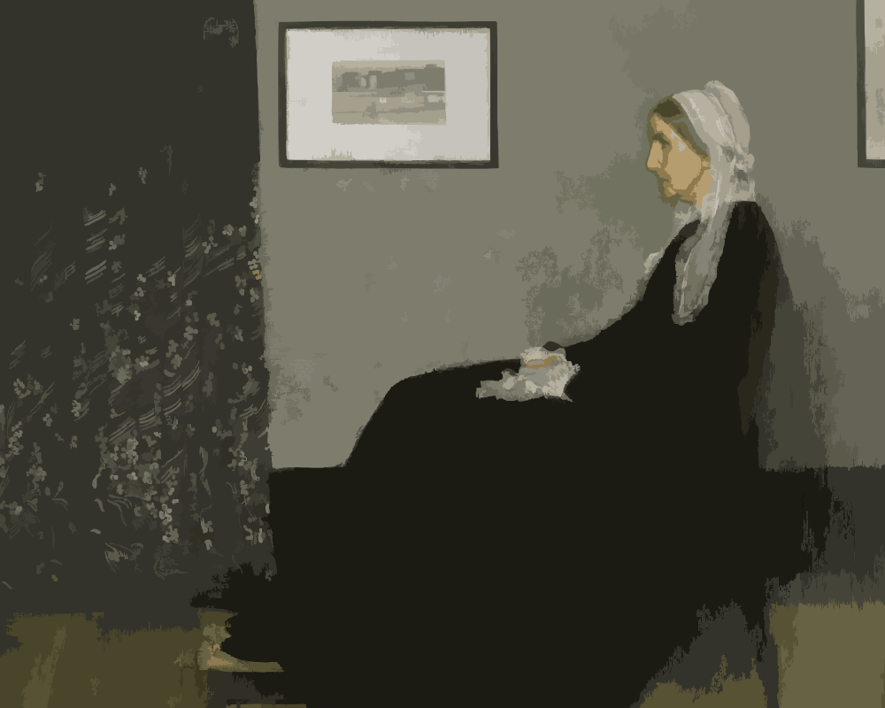 Malowanie po Numerach Zestaw Matka Whistlera James McNeill Whistler 4x5_2