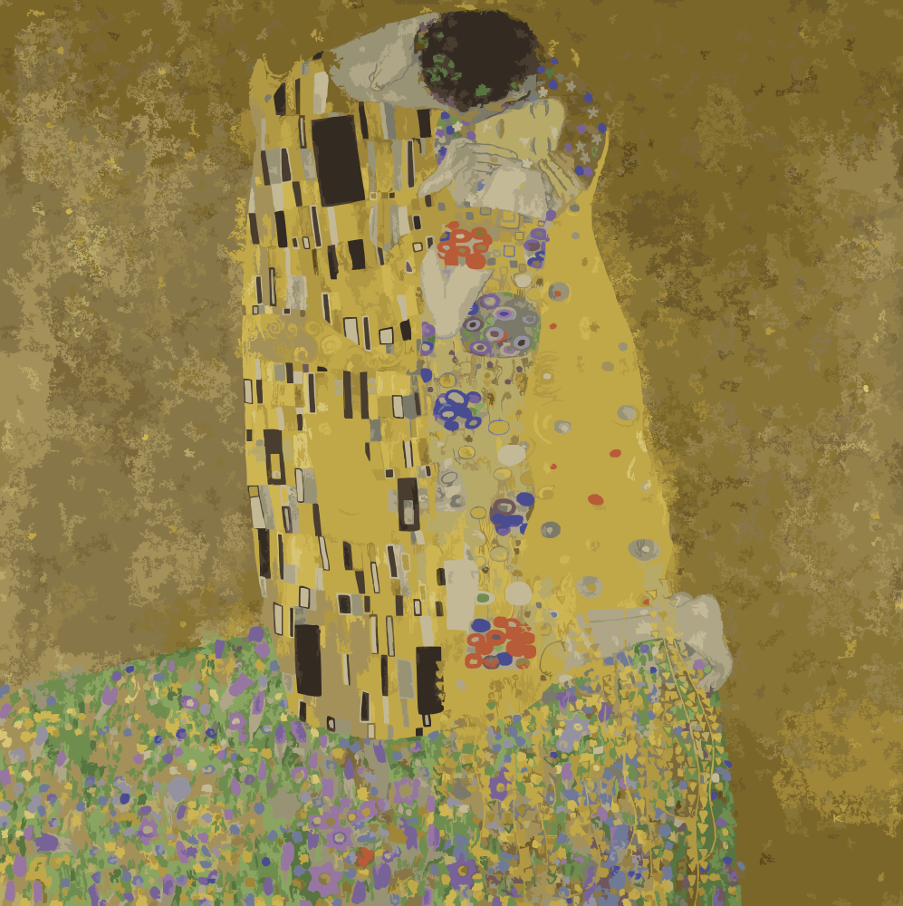 Malowanie po Numerach Zestaw Pocałunek Gustav Klimt 1x1_2.png
