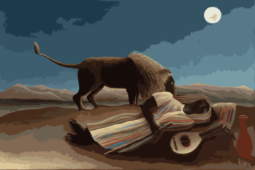 Malowanie po Numerach Zestaw Śpiąca Cyganka Henri Rousseau 4x6_2.png