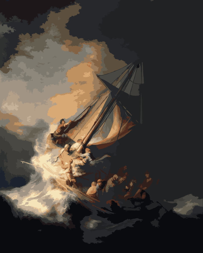 Malowanie po Numerach Zestaw Burza na Jeziorze Galilejskim Rembrandt van Rijn 4x5_2.png