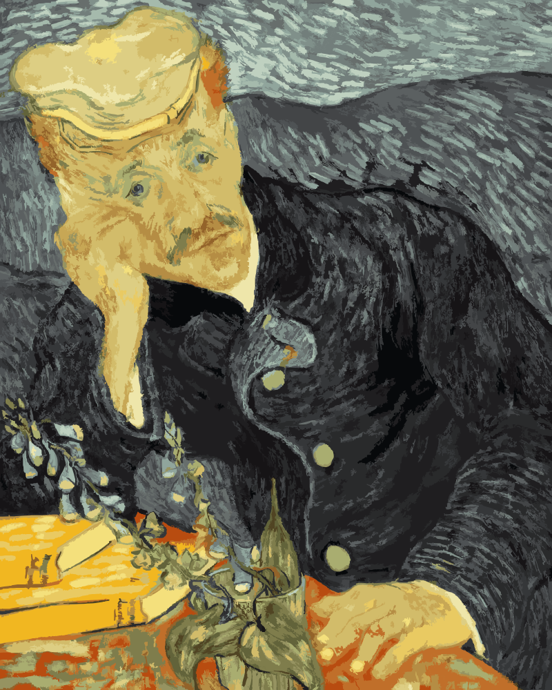 Malowanie po Numerach Zestaw Portret doktora Gacheta Vincent van Gogh 4x5_2.png