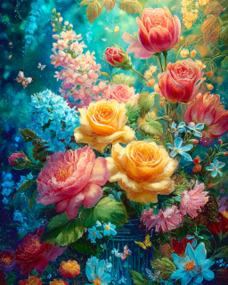 Haft Diamentowy Diamond Painting Zestaw Zaczarowany Ogród 4x5_02.png