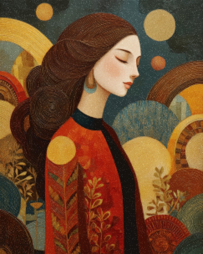 Haft Diamentowy Diamond Painting Zestaw Jesienny Portret 4x5_02_s.jpg