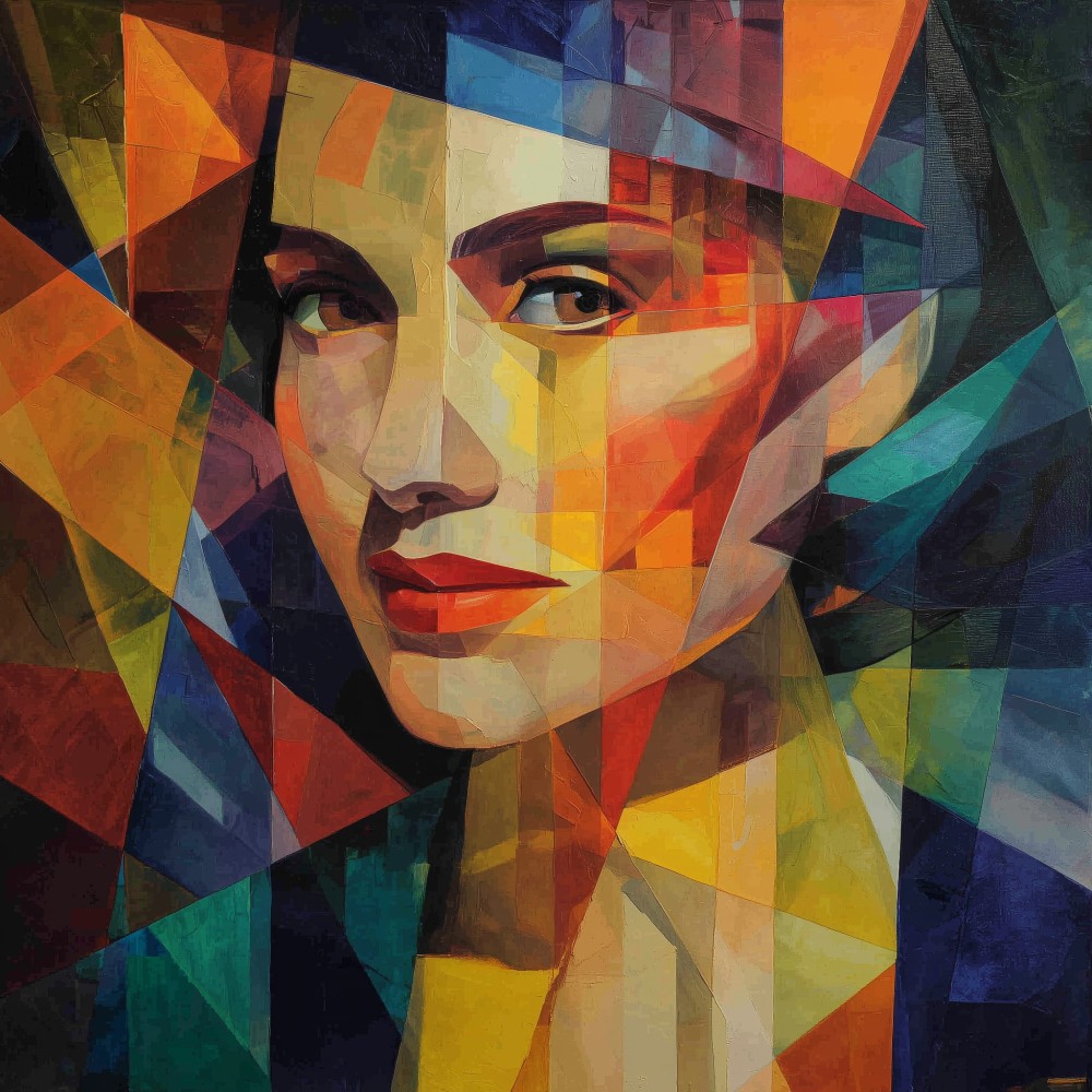 Haft Diamentowy - Geometria Twarzy