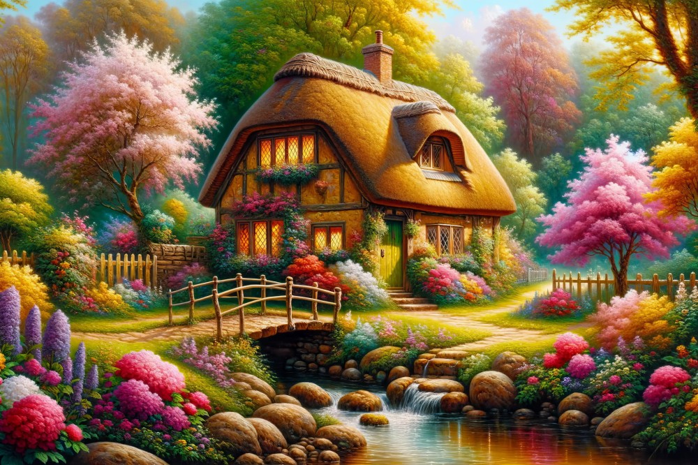 Haft Diamentowy - Baśniowy Domek 3
