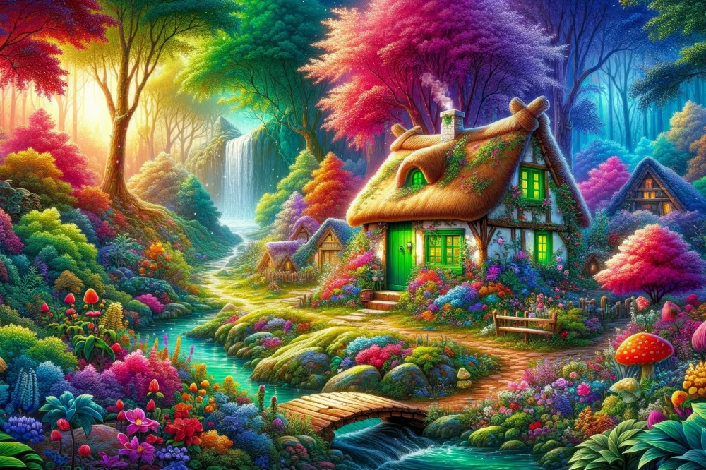 Haft Diamentowy - Baśniowy Domek 4