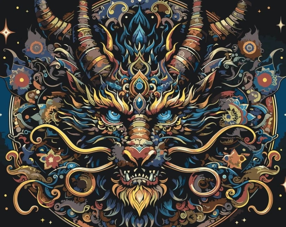 Malowanie po Numerach Zestaw Magiczny Smok 3_2.jpg