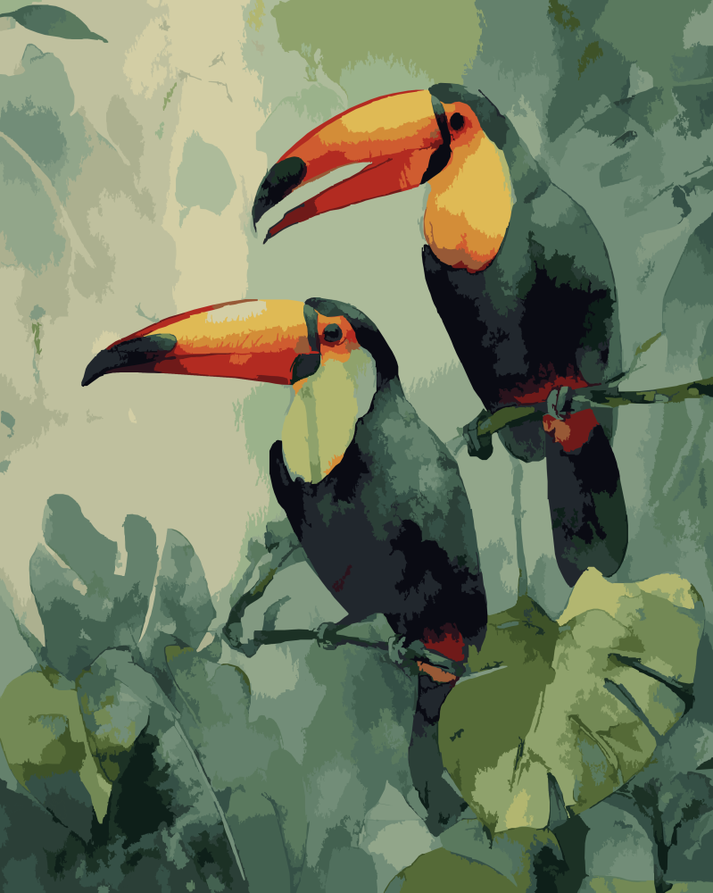 Malowanie po Numerach Zestaw Strażnicy Amazonii 4x5_02.png