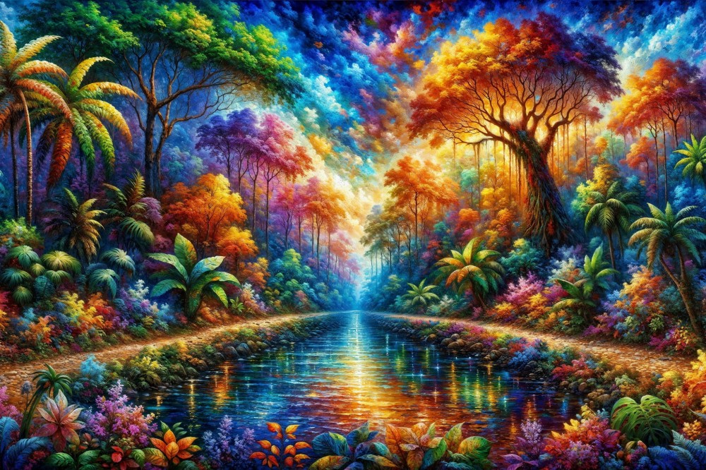 Haft Diamentowy - Magiczny Krajobraz 5