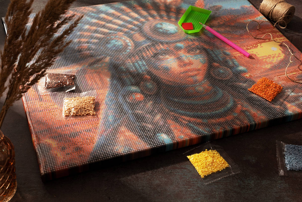 Haft Diamentowy Mozaika Diamentowa Zestaw